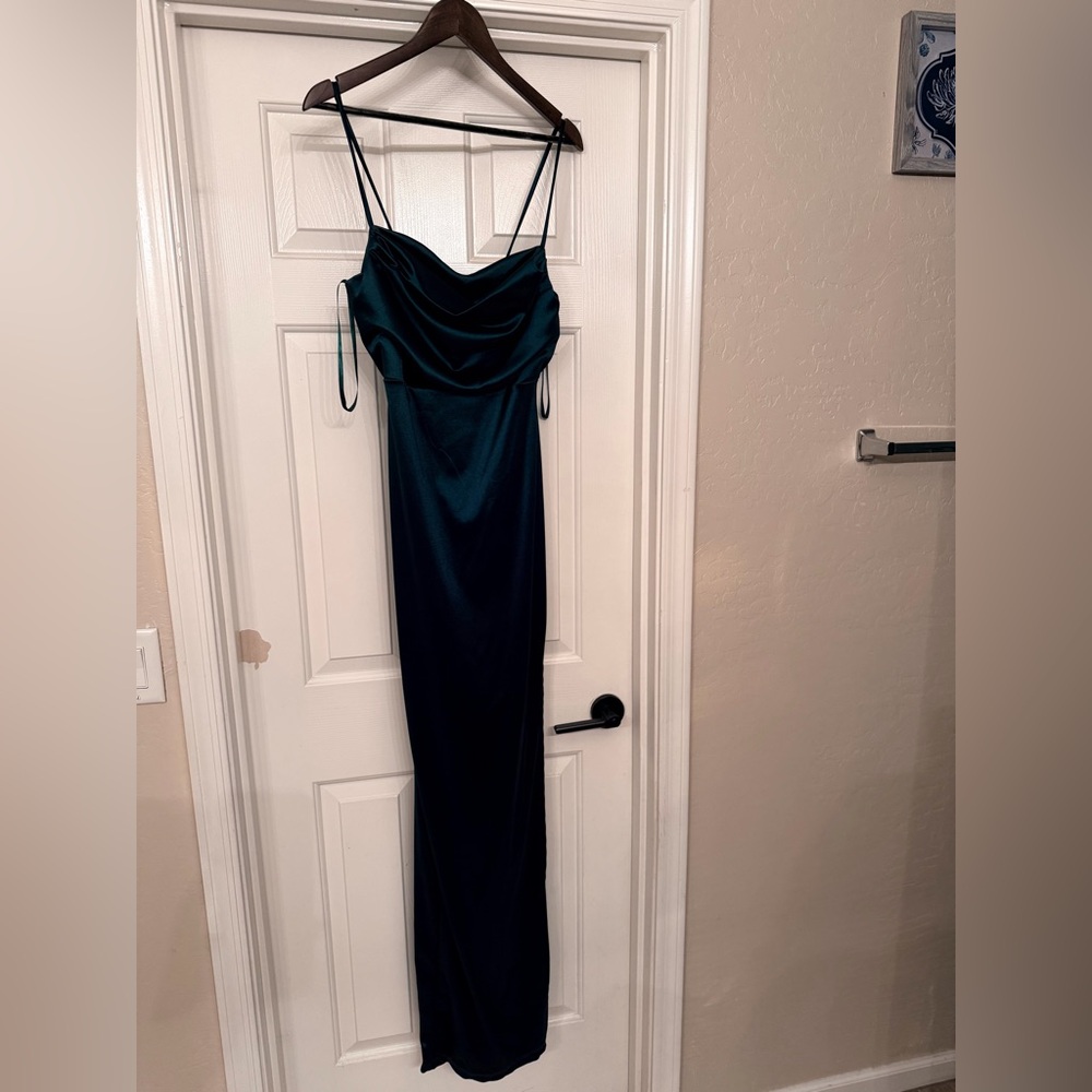 High slit satin dress from Windsor
